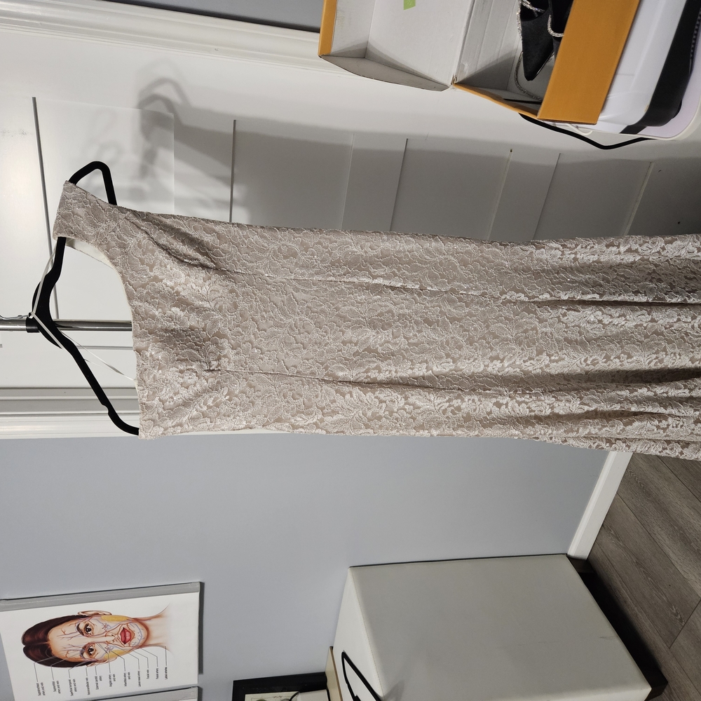 Elegant Cream Lace Dress